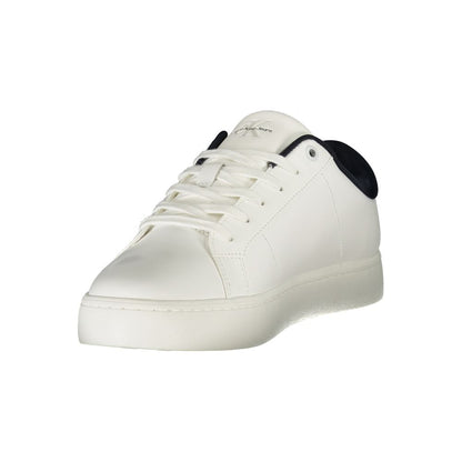 Calvin Klein White Leather Men Sneakers