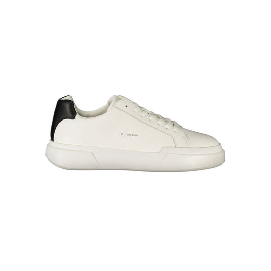 Calvin Klein White Leather Men's Sneaker