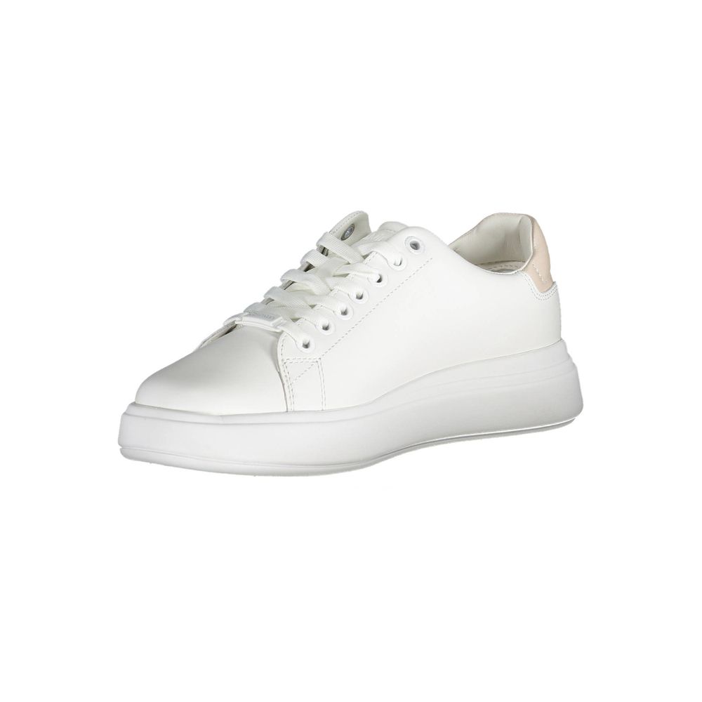 Calvin Klein White Leather Women Sneakers