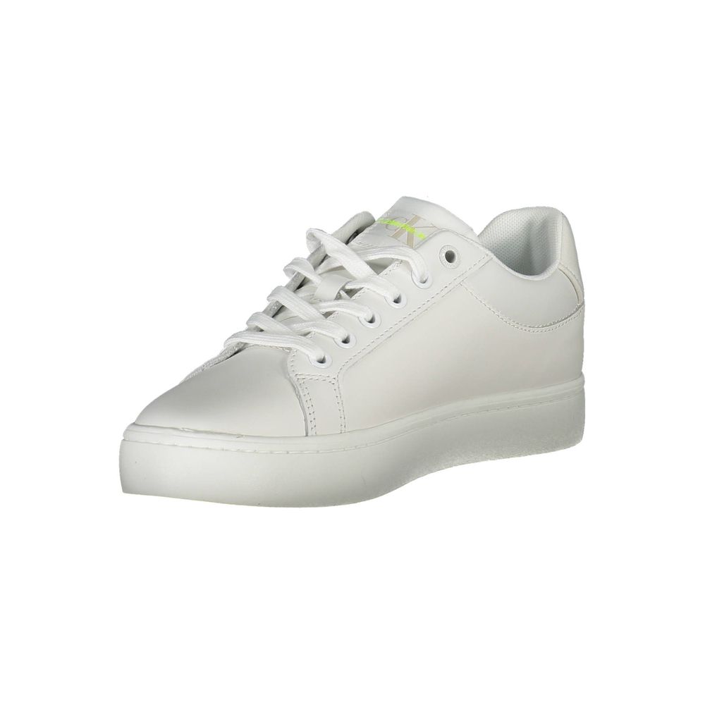 Calvin Klein White Leather Women Sneakers