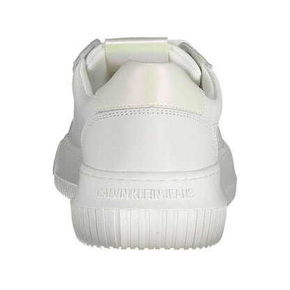 Calvin Klein White Leather Women Sneakers