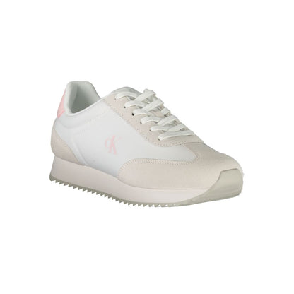 Calvin Klein White Leather Women Sneakers