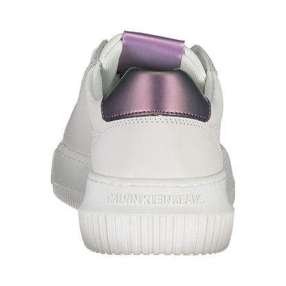 Calvin Klein White Leather Women Sneakers