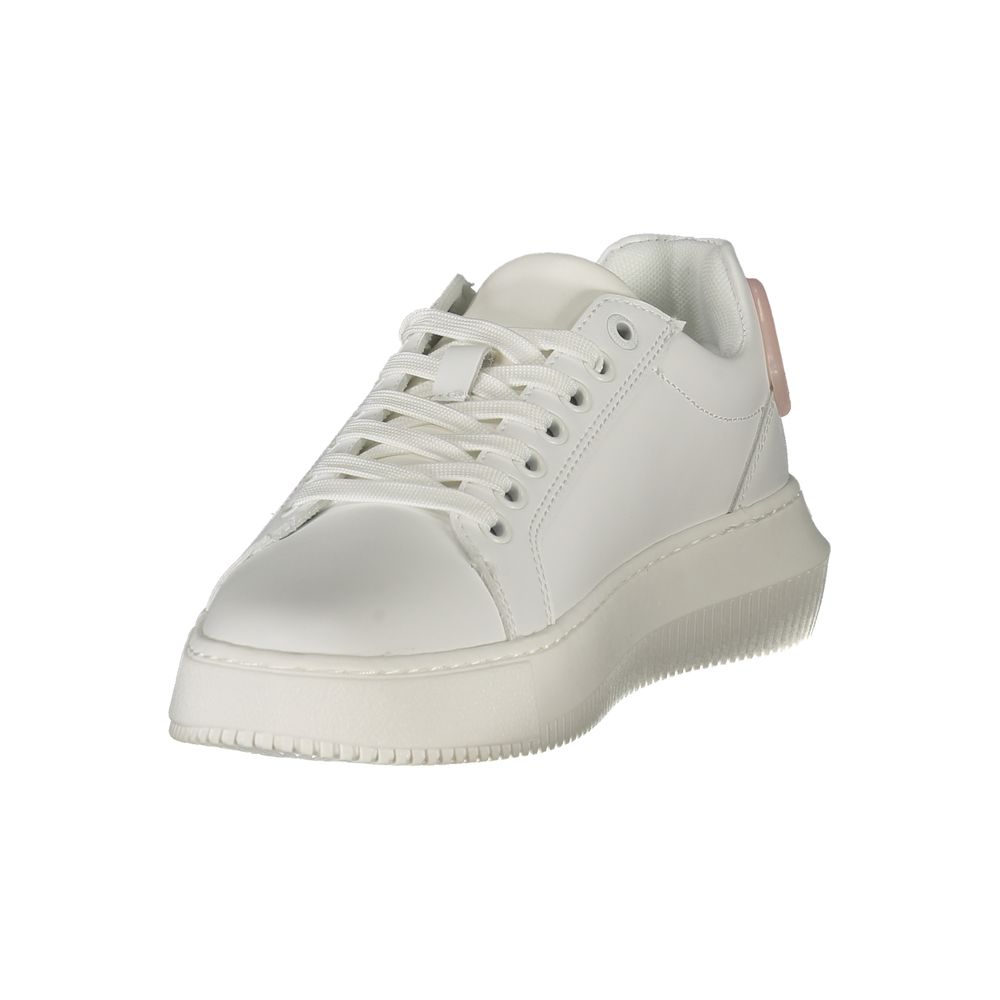 Calvin Klein White Leather Women Sneakers