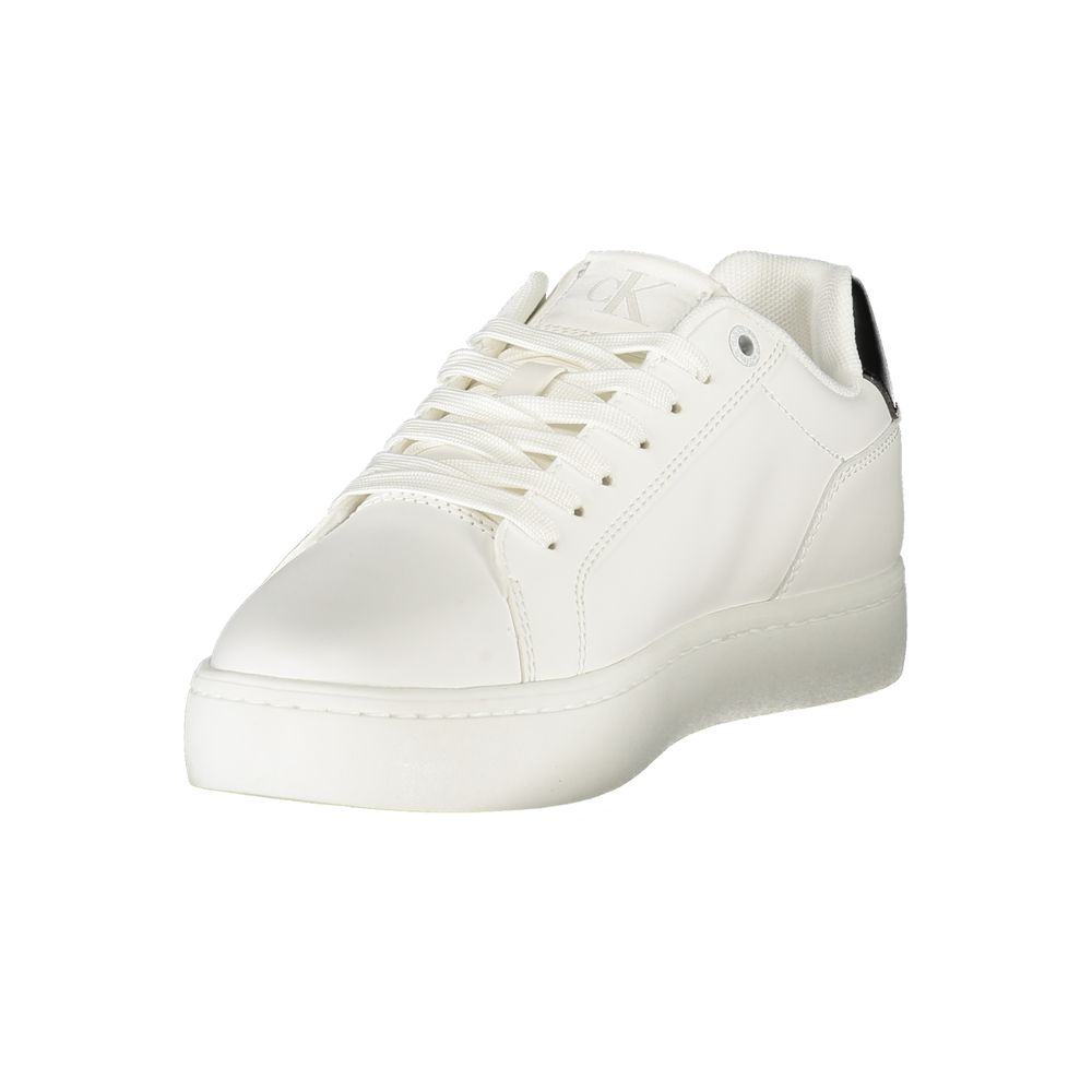 Calvin Klein White Leather Women Sneakers