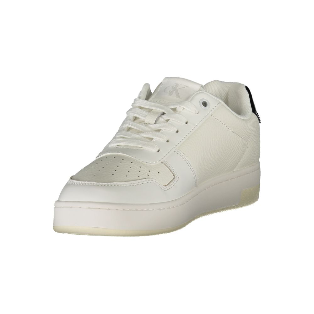 Calvin Klein White Leather Women Sneakers