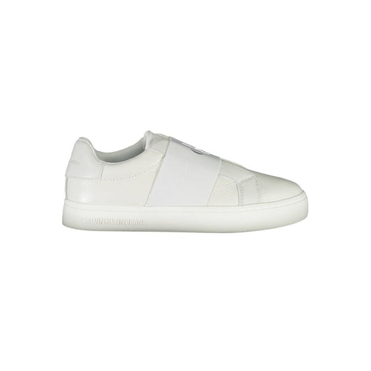 Calvin Klein White Leather Women Sneakers