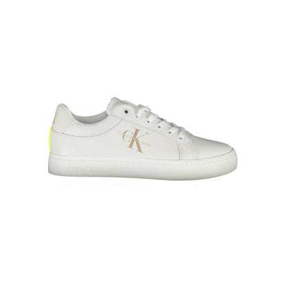Calvin Klein White Leather Women Sneakers
