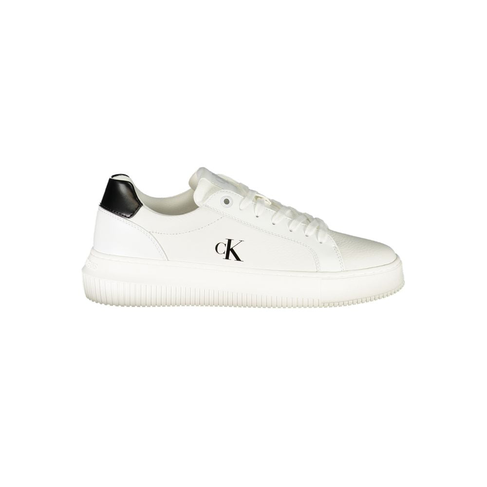 Calvin Klein White Leather Women Sneakers