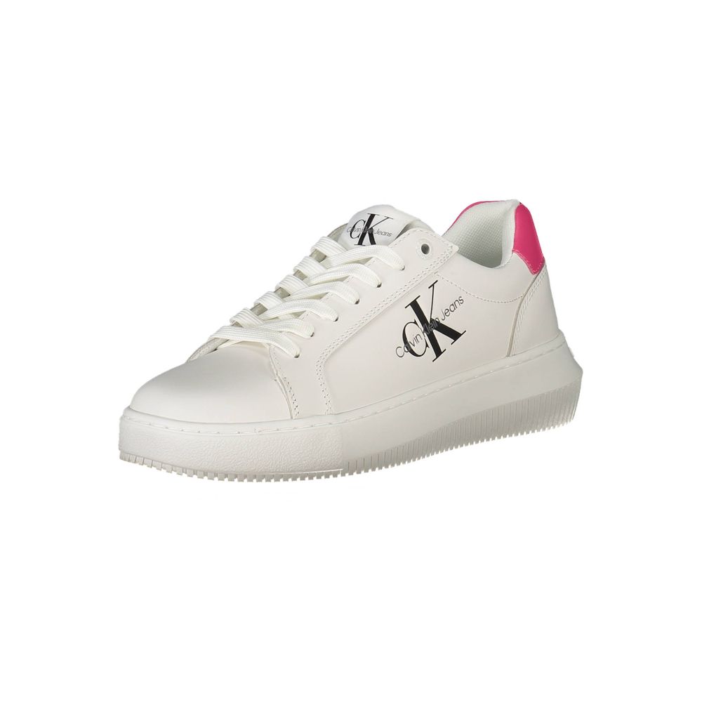 Calvin Klein White Leather Women Sneakers
