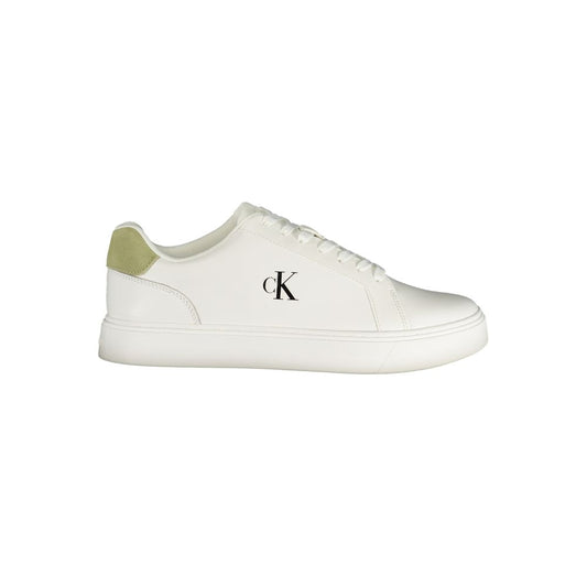 Calvin Klein White Men's Polyurethane Sneakers