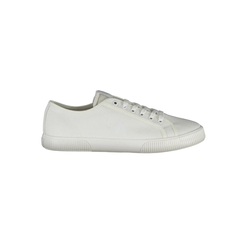 Calvin Klein White Polyester Men Sneakers