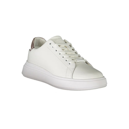 Calvin Klein White Polyester Sneakers