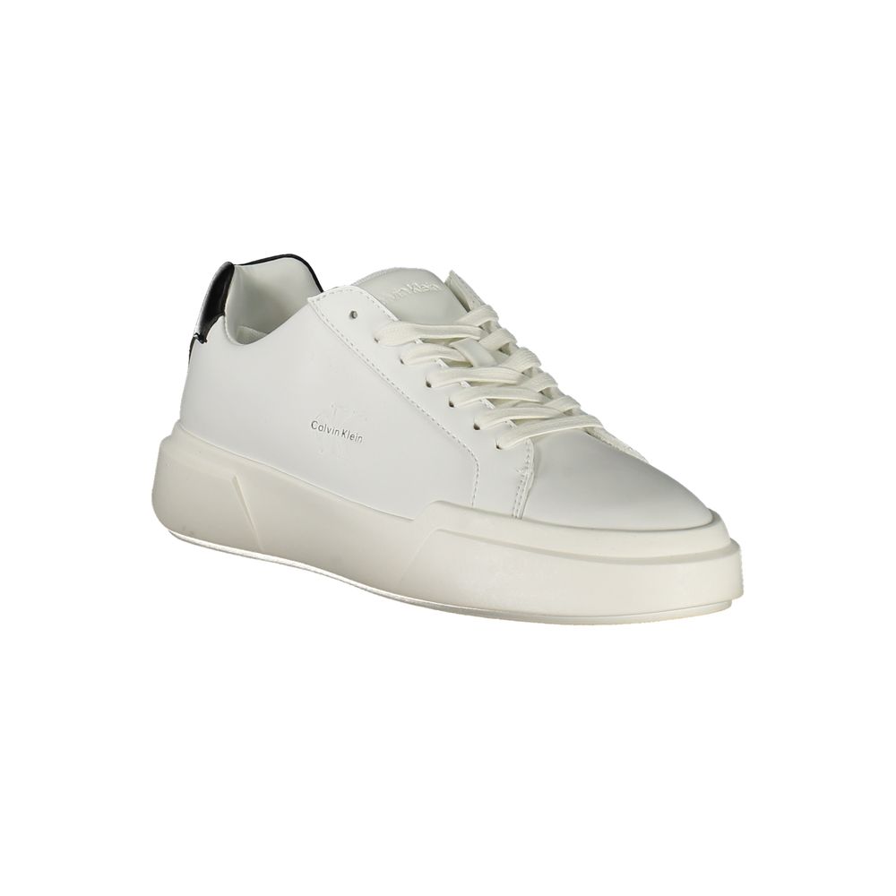 Calvin Klein White Polyester Sneakers