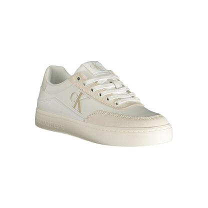 Calvin Klein White Polyester Sneakers