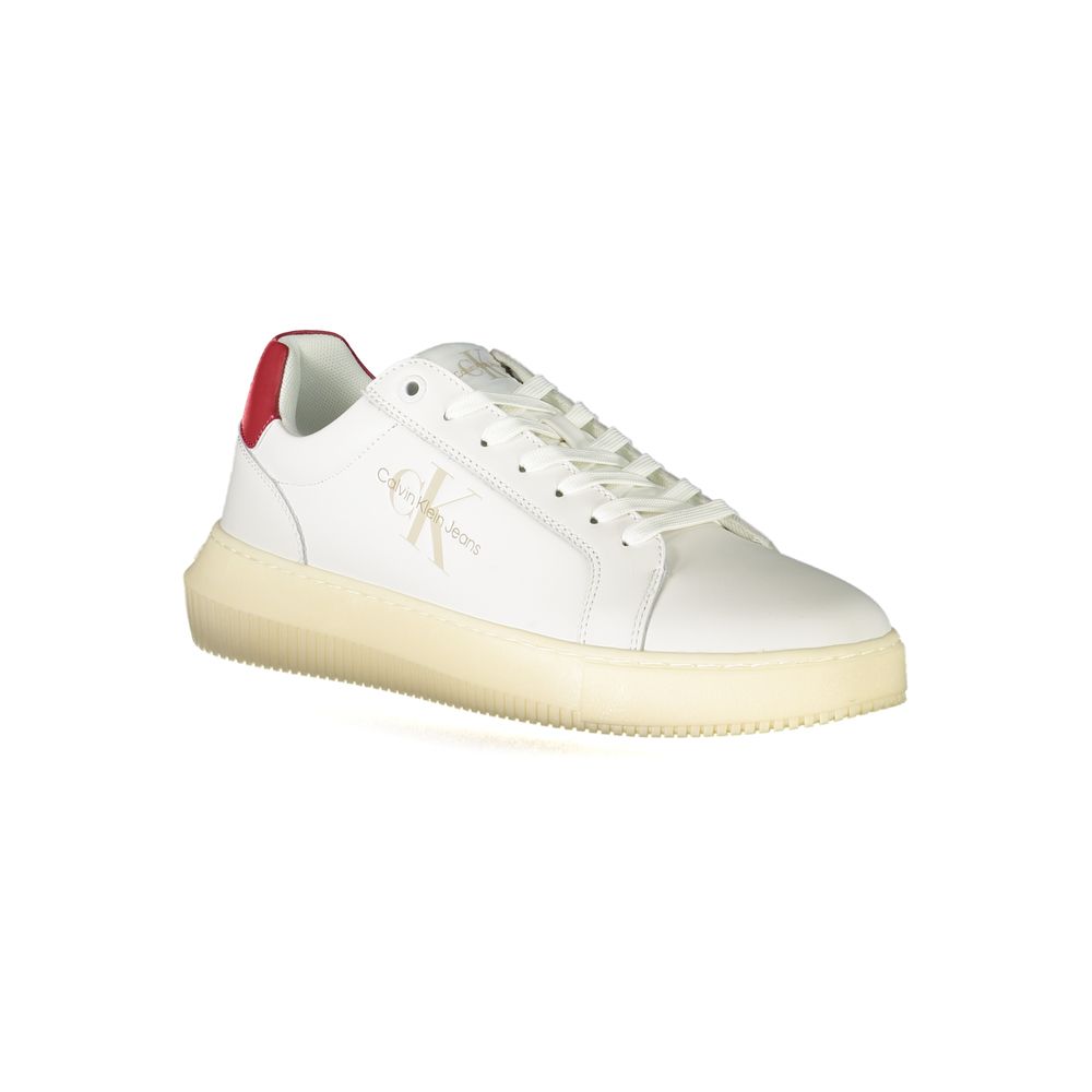 Calvin Klein White Polyester Sneakers