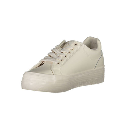 Calvin Klein White Polyester Sneakers