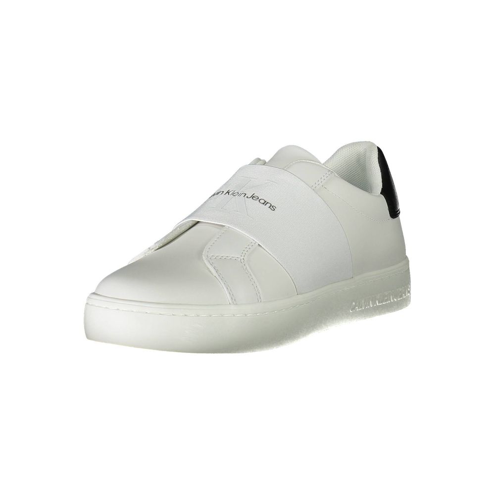 Calvin Klein White Polyester Sneakers