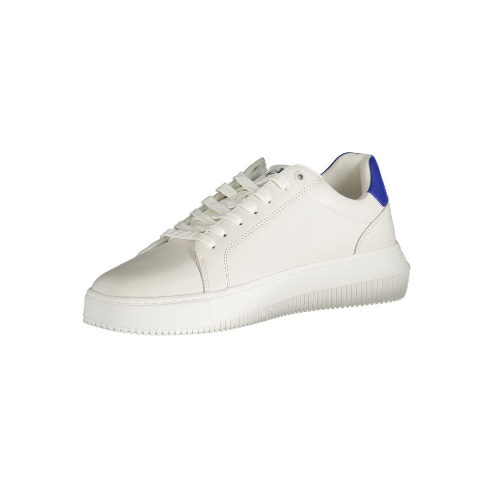 Calvin Klein White Polyester Sneakers