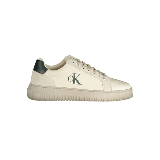 Calvin Klein White Polyester Sneakers