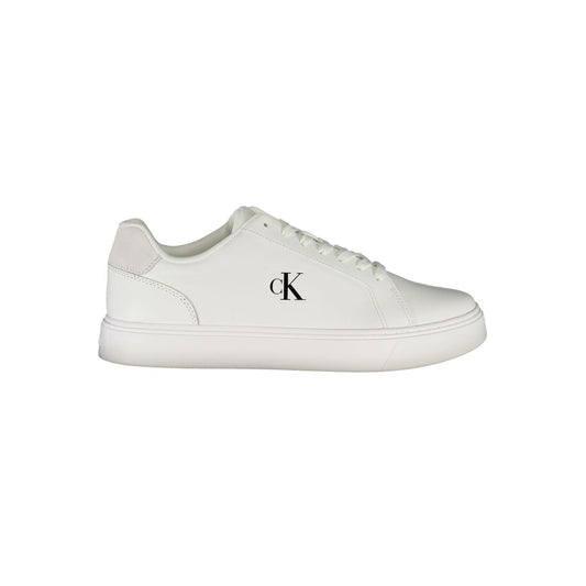 Calvin Klein White Polyester Sneakers