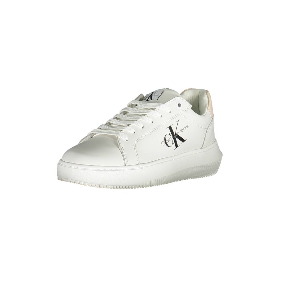 Calvin Klein White Polyester Women Sneakers