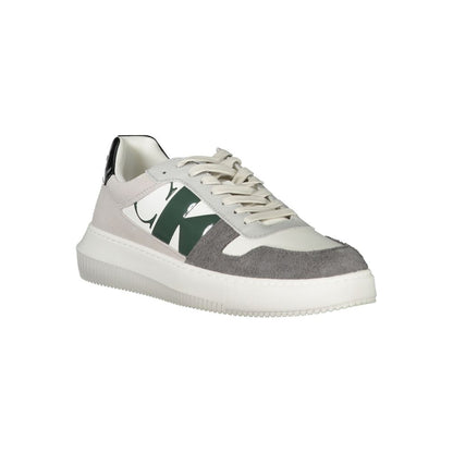 Calvin Klein White Polyethylene Men Sneakers