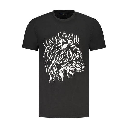 Cavalli Class Black Cotton Men's T-Shirt