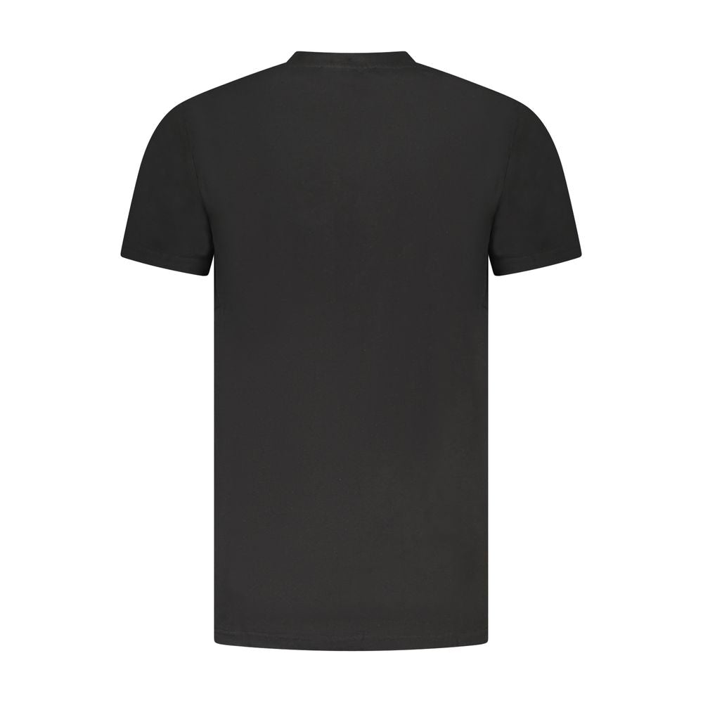 Cavalli Class Black Cotton T-Shirt