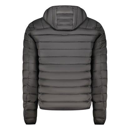 Cavalli Class Black Polyester Light Jacket