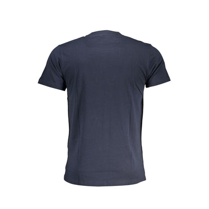 Cavalli Class Blu Cotton Men T-Shirt
