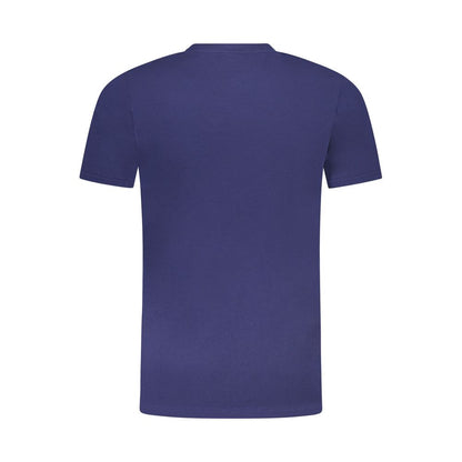 Cavalli Class Blu Cotton Men T-Shirt