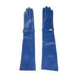 Cavalli Class Dame Lange Blå Handsker (Lagersalg)-Modeoutlet