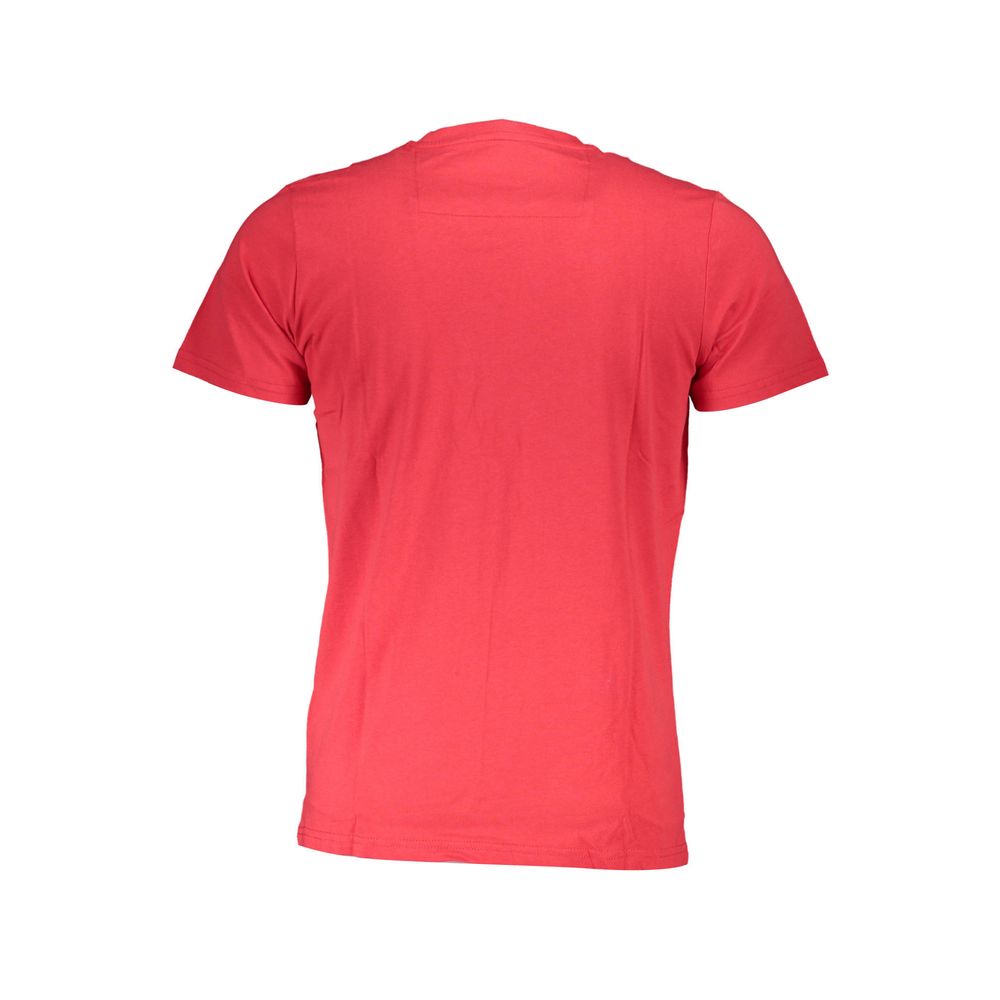 Cavalli Class Red Cotton Men T-Shirt