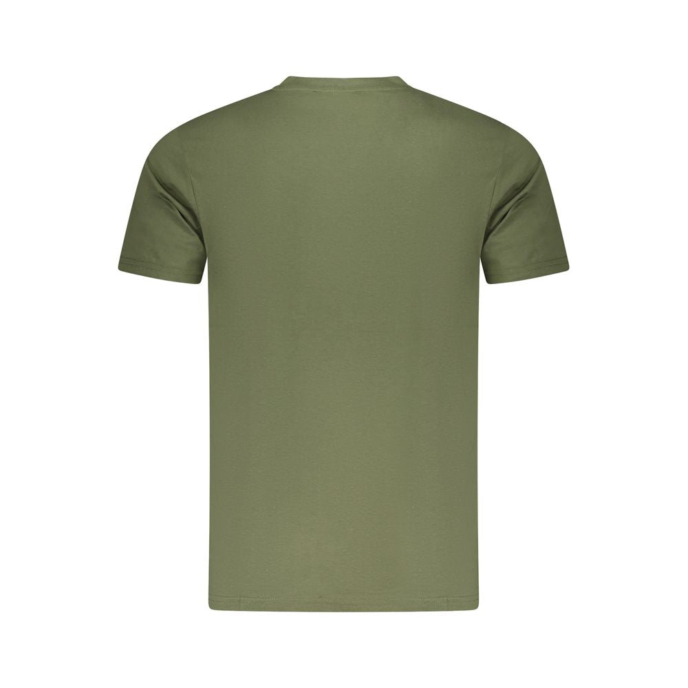 Cavalli Class Verde Cotton Men T-Shirt