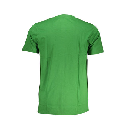 Cavalli Class Verde Cotton Men T-Shirt