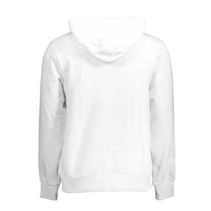 Cavalli Class White Cotton Sweater