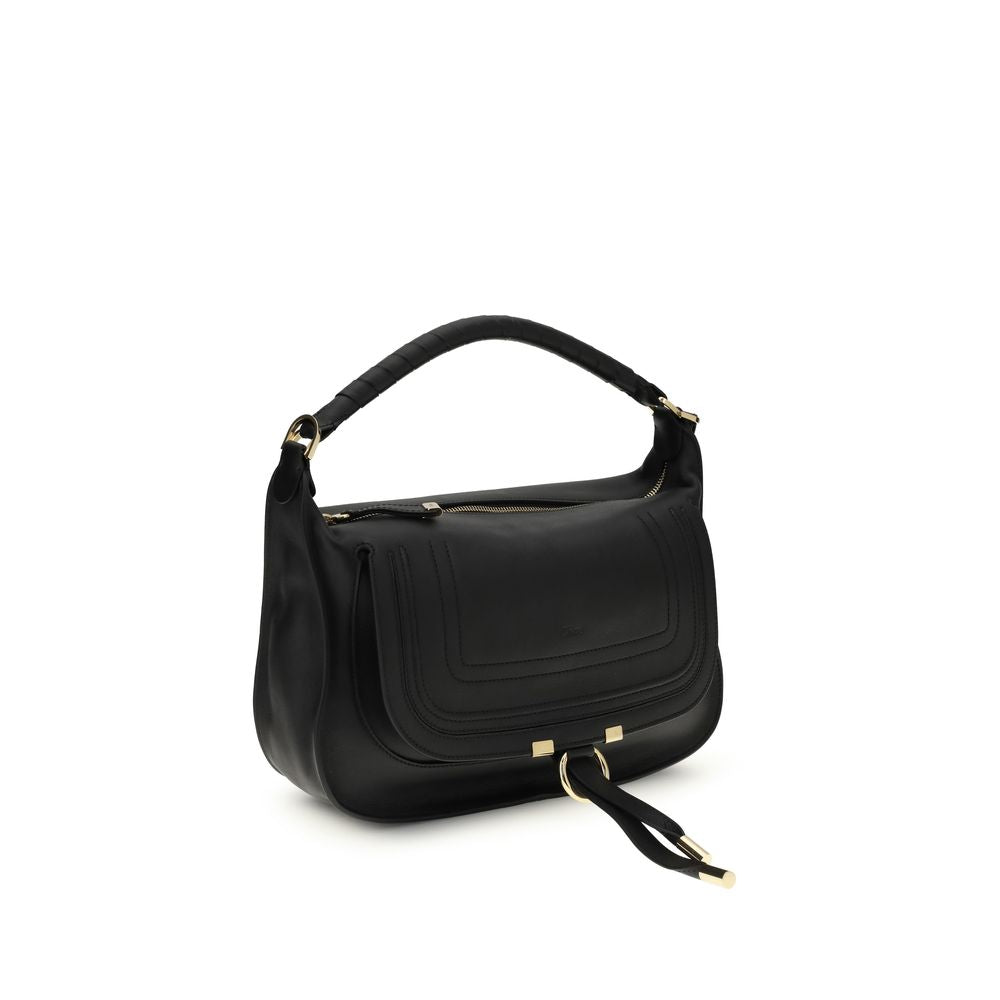 Chloé Black Calf Leather Bos Taurus Shoulder Bag
