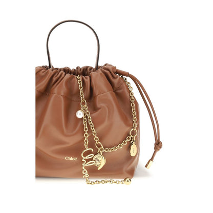 Chloé Brown Lamb Ovis Aries Aries Shoulder Bag