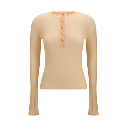 Chloé Orange Wool Oves Aries Sweatshirt