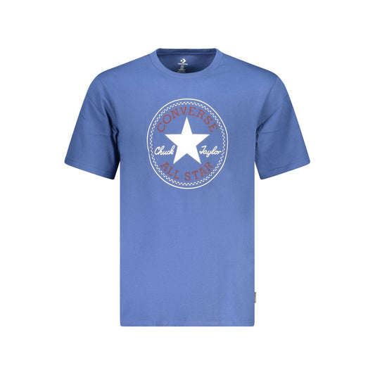 Converse Blu Cotton Men's T-Shirt