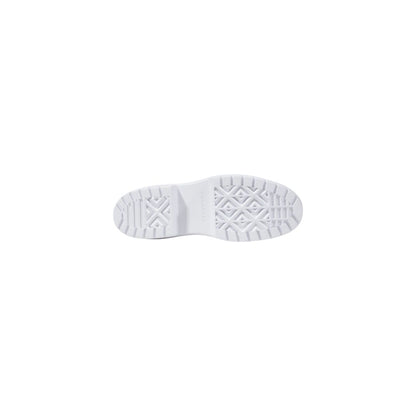 Converse White Fabric Chunky Sneakers