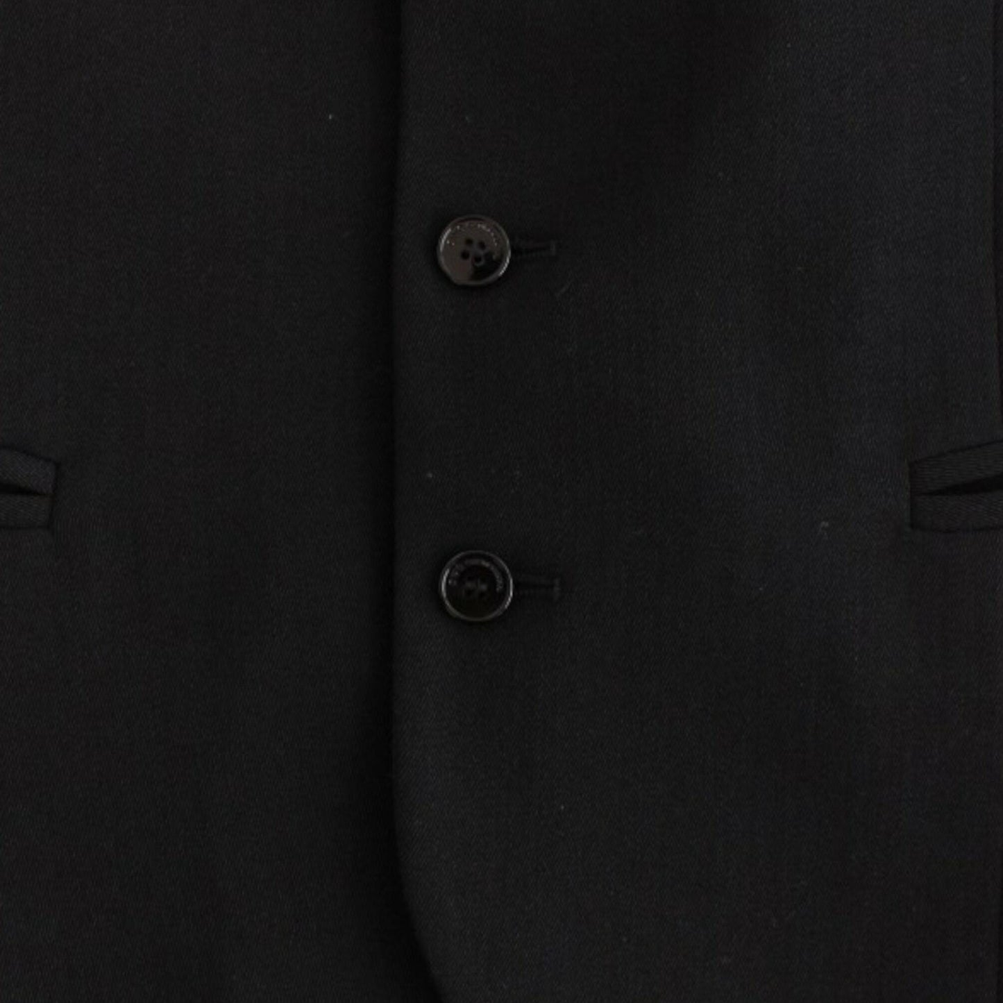 Costume National Black wool blend casual vest