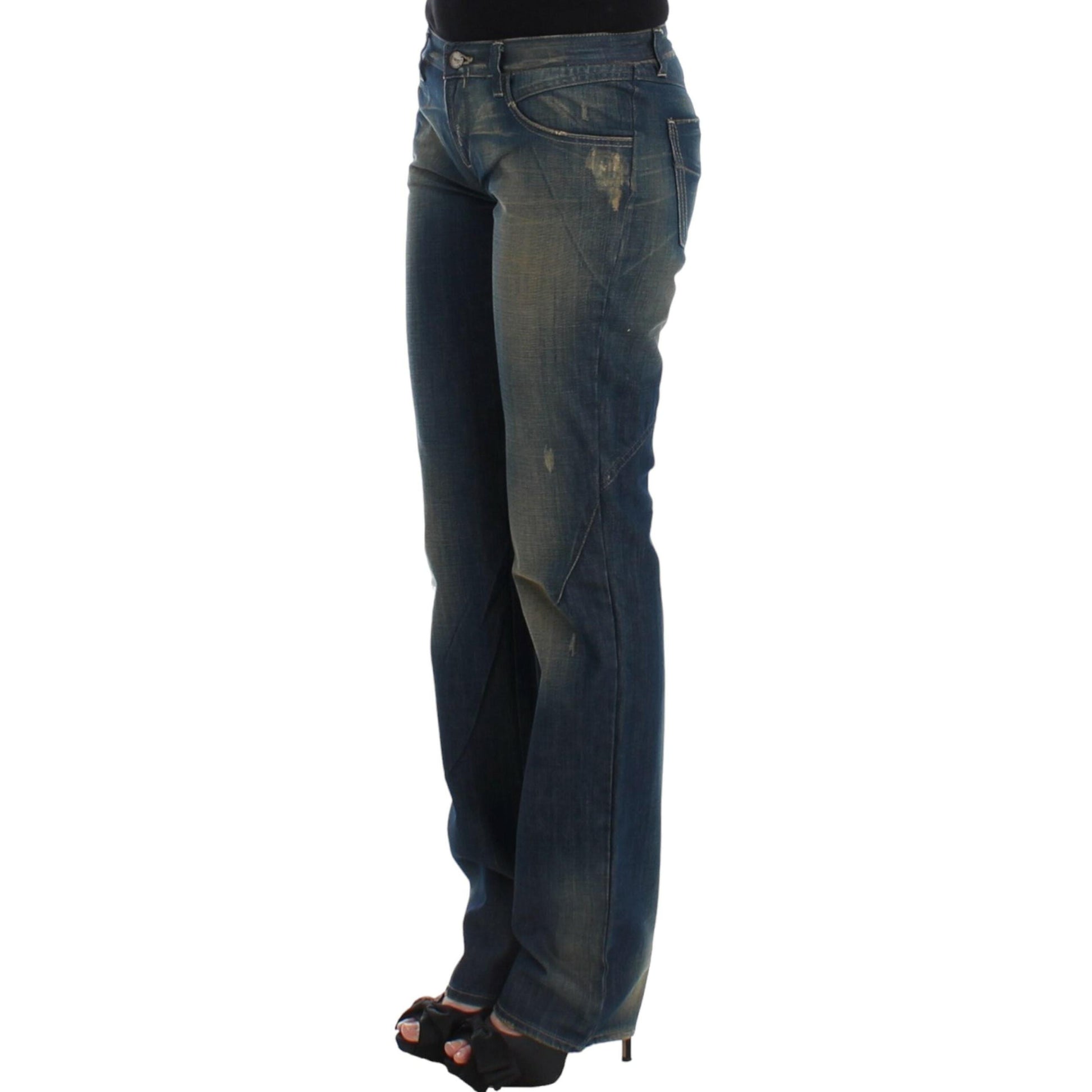 Costume National Blue straight leg jeans