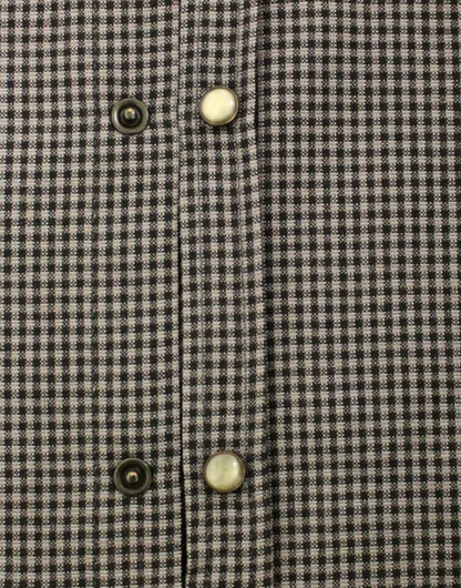 Costume National Gray linen casual shirt