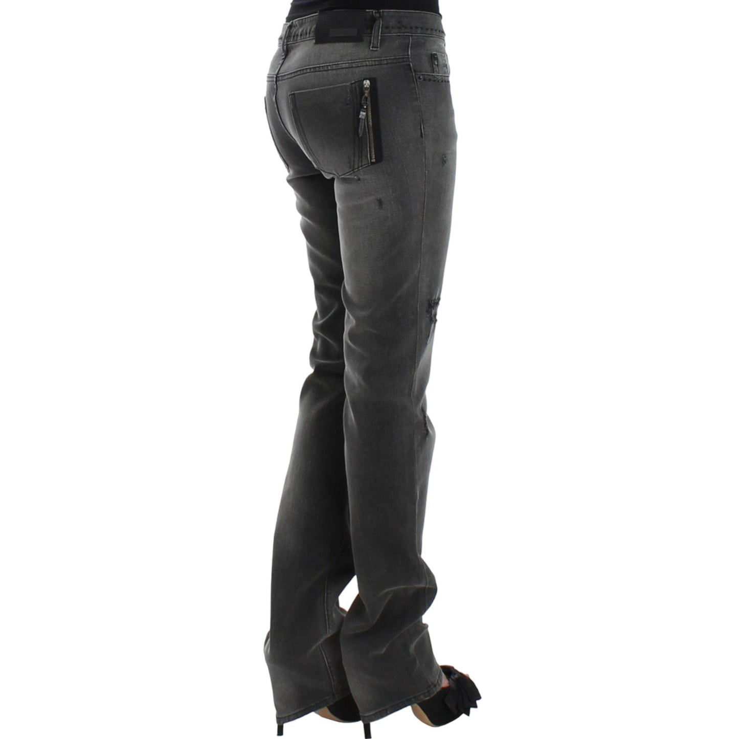 Costume National Gray straight leg jeans