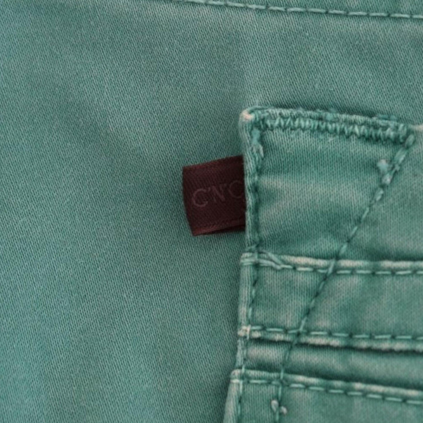 Costume National Green straight leg jeans