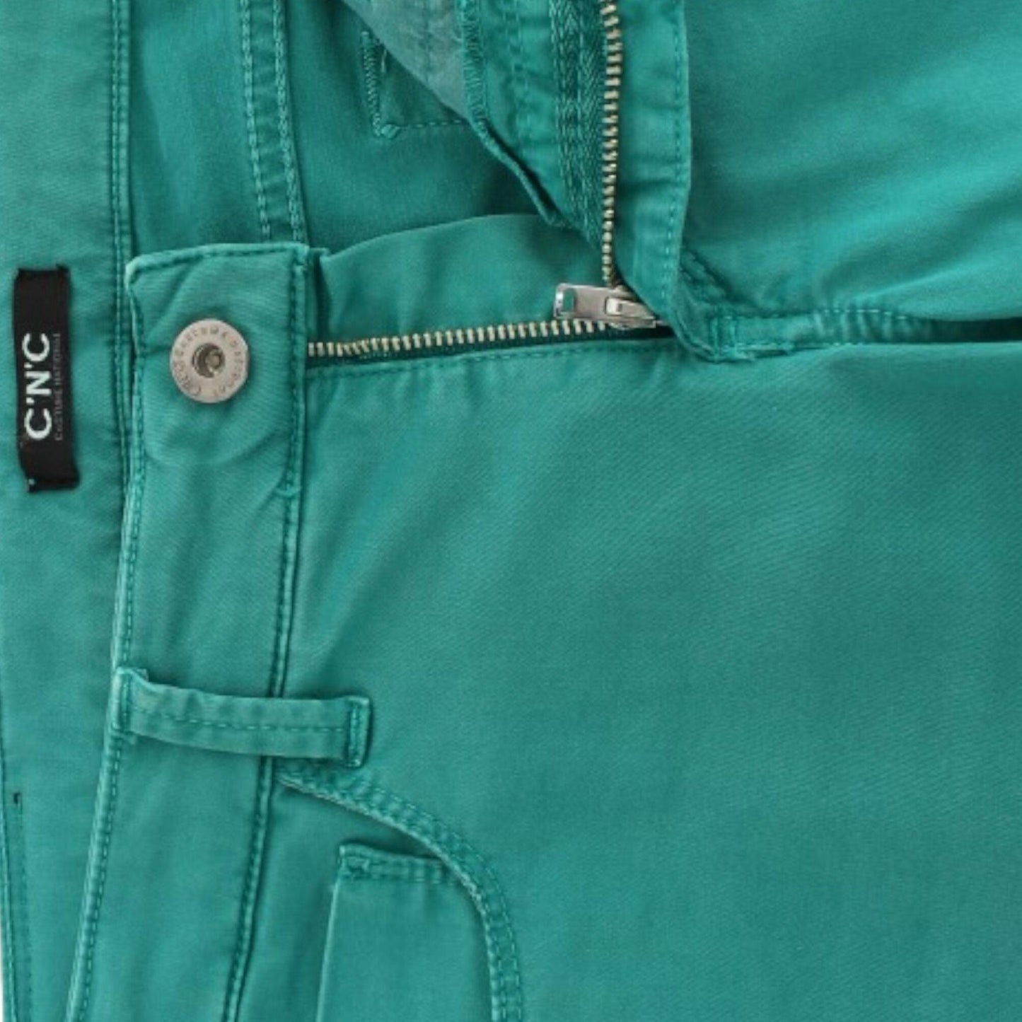 Costume National Green straight leg jeans