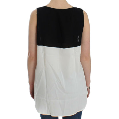 Costume National White sleeveless top