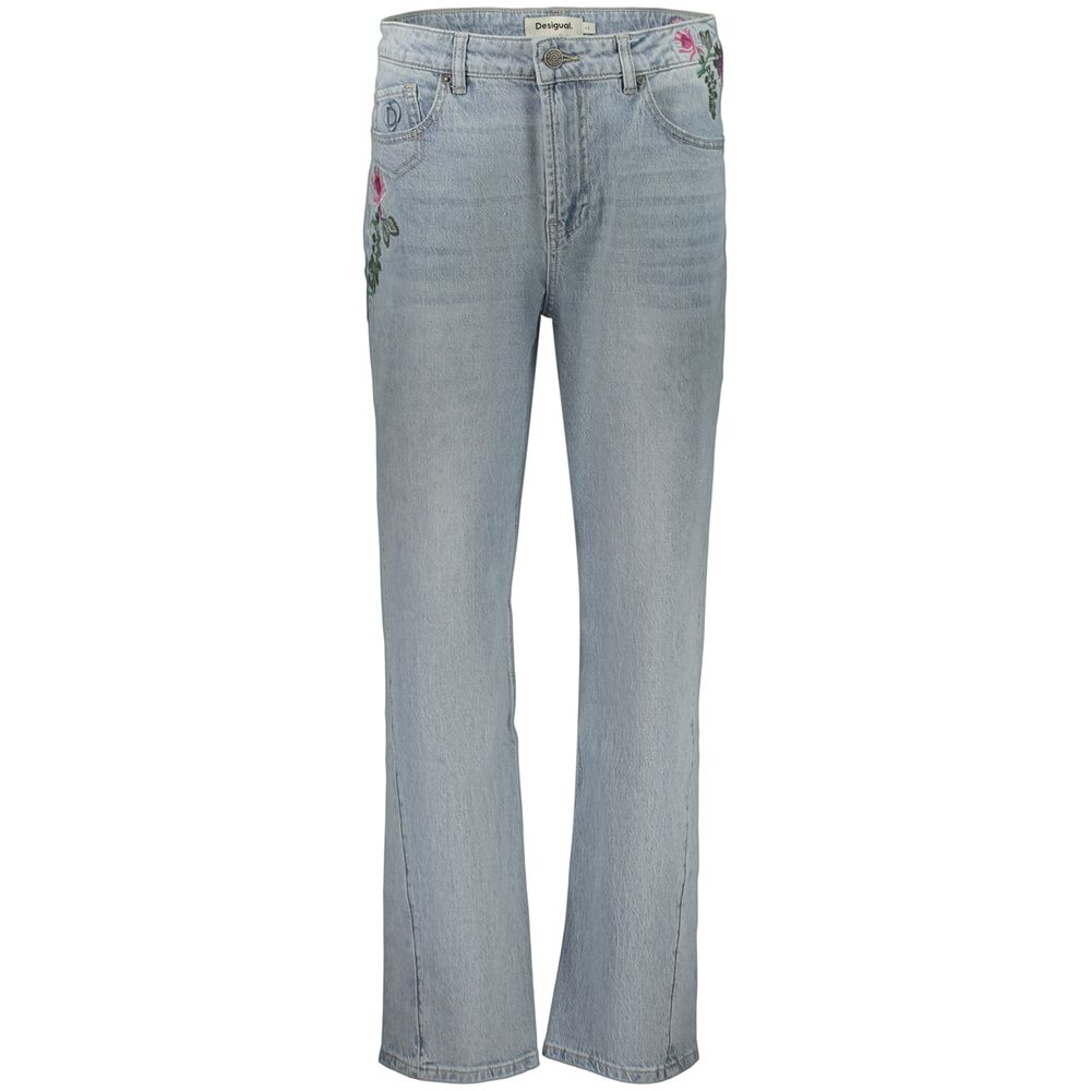 Desigual Azzurro Cotton Women's Jeans